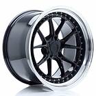 Japan Racing JR39 Glossy Black / Machined Lip 11X19 ET0-25 CB72,6
