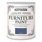 Rust-Oleum Chalky Finish Furniture Paint Ink Blue 750ml