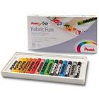 Pentel Fabric Fun Pastellkritor 15st