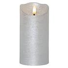 Star Trading AB FLAMME RUSTIC LED-Blockljus 15cm Silver