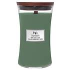 WoodWick Large Bougies Parfumées Mint Leaves & Oak