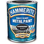 Hammerite Direct to Rust Metal Paint Hammered Black 0.75L
