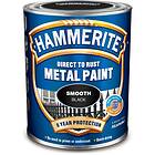 Hammerite Direct to Rust Metal Paint Smooth Black 0.25L