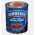 Hammerite Direct to Rust Metal Paint Hammered Red 0.75L