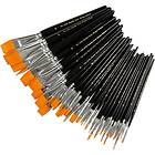Creativ Company Gold Line Konstnärspenslar Platt 2-24mm No 0-20 30st