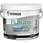 Teknos Futura Aqua 40 Bas 3 Halvblank Täckfärg 2,7L