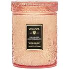 Voluspa Small Embossed Glass Jar Candle Kalahari Watermelon