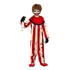 Mördarclown Jumpsuit Barn Maskeraddräkt