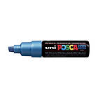 Posca PC-8K Metallic Blue 880 (8 mm broad tip / chisel) Blå
