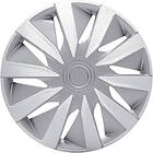 J-Tec Navkapslar set Lazio 15 tum silver/kol-look