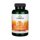 Swanson Vitamin D-3 with Coconut Oil 2000 IU 60 Softgels