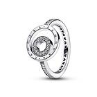 Pandora Signature Logo Circles Pavé Ring (Dam)