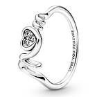 Pandora Non-stackable Mom Pavé Heart Ring (Dam)