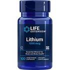 Life Extension Lithium 1000mcg 100 Kapselit