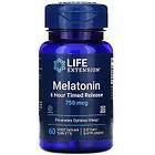 Life Extension Melatonin 6 Hour Timed Release 750mcg 60 Tabletter