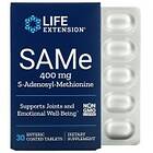 Life Extension SAMe S-Adenosyl-Methionine 400mg 30 enteric coated Tabletit