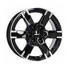 Alutec Titan Black Polished 8x18 6/114.3 ET45 B66.1