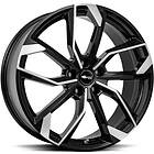 Brock Wheels RC34 Black Full Polish 6.5x17 4/108 ET32 B65.1