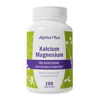 Alpha Plus Kalcium Magnesium 100 Tabletter