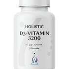 Holistic D3-Vitamin 3200IU 90 Kapslar