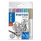 Pilot Pintor Marker Metal F 6-PACK