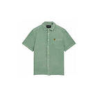 Lyle & Scott & Washed Cotton Linen SS Shirt (Herre)