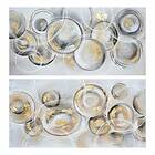 DKD Home Decor Maleri Cirkler (120 x 3 x 60 cm) (2 pcs)