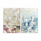 DKD Home Decor Maleri Abstrakt (80 x 3,5 x 120 cm) (2 enheder)