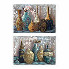 DKD Home Decor Maleri Vase (120 x 3 x 80 cm) (2 enheder)