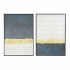 DKD Home Decor Maleri Moderne (2 enheder) (50 x 3 x 70 cm)