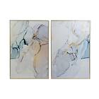 DKD Home Decor Maleri Abstrakt Moderne (80 x 2,5 x 120 cm) (2 enheder)