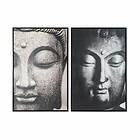 DKD Home Decor Maleri Buddha Orientalsk (62,5 x 4,5 x 93 cm) (2 enheder)