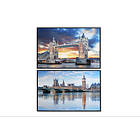 DKD Home Decor Lærred London (90 x 2,5 x 60 cm) (2 enheder)