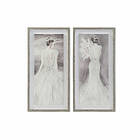 DKD Home Decor Maleri Dame (40 x 3,8 x 80 cm) (2 enheder)
