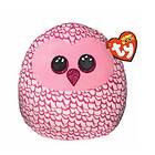 TY Pinky Pink Owl Squish 25cm
