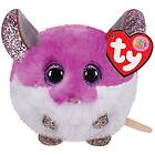 TY Puffies Colby Lilla Mouse 10cm