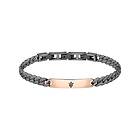 Maserati Bracelet Homme Steel Doré rose, Gun Métal JM222AVD03-PAR