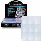 Ultra PRO 9 Pocket Secure Platinum Pages Box 100