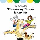 Gunilla Wolde og Emma leker ute av