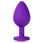 Blush Novelties Temptasia Bling Plug Purple Medium