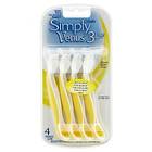 Gillette Simply Venus 3 Plus Disposable 4-pack