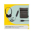 Jabra Engage 40 MS Stereo USB-A On Ear Headset