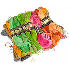 Infinity Hearts Broderigarn / Broderitråd 100 Ass. färger