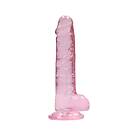 RealRock Curved Realistic Dildo with Balls 18cm