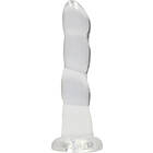 RealRock Crystal Clear Non Realistic Dildo 18cm