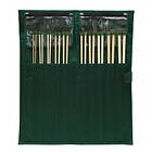 KnitPro Bamboo Jumperstickor set Bambu 25cm 3-10mm 10st