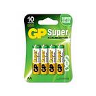 GP Batteries Super Alkaline AA-batteri, LR6, 4-pack