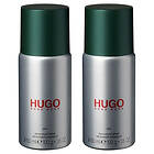 Hugo Boss Man Deospray 150ml 2-pack for Men