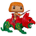 Funko POP! RIDE He-Man On Battle Cat (Flocked) Masters Of The Universe
