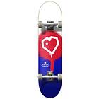Blueprint Komplett Skateboard Spray Heart V2 (Röd/Blå) Röd 7,75"